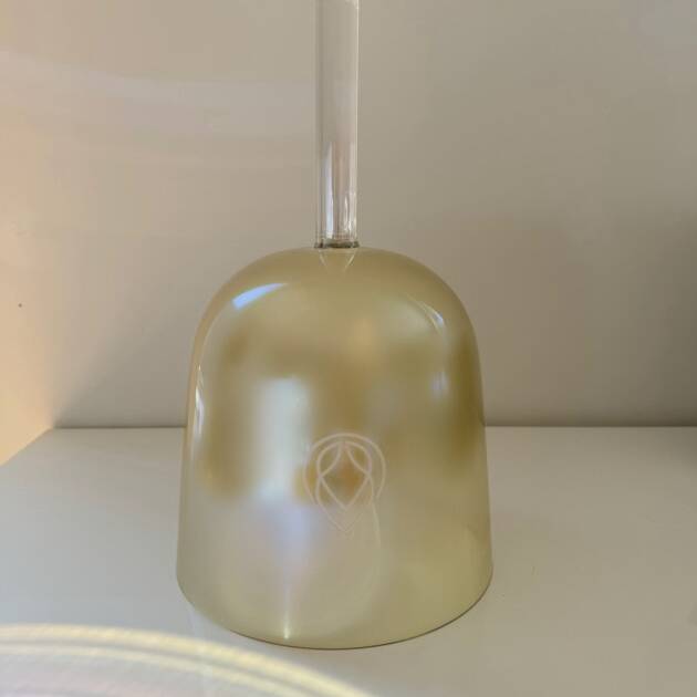 Kristall-Klangschale Golden-Crownlight Kelch