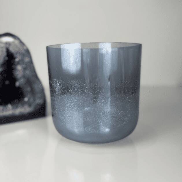Kristall-Klangschale Obsidian Essence - 7"