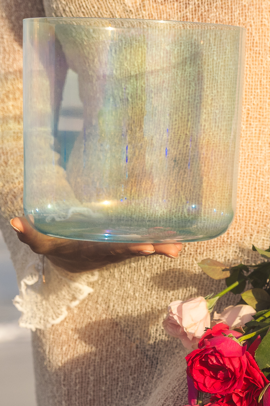 Kristall-Klangschale Aqua Alignment 8" - Image 2