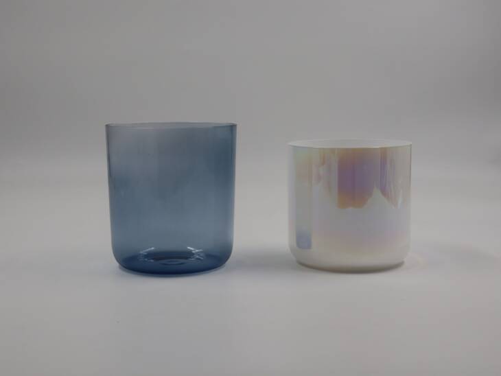 Kristall-Klangschale Yin Yang Set - Image 2
