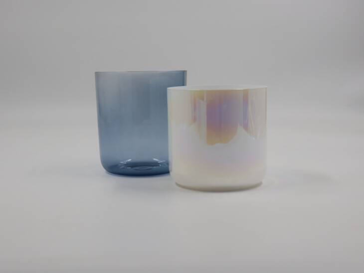 Kristall-Klangschale Yin Yang Set - Image 3